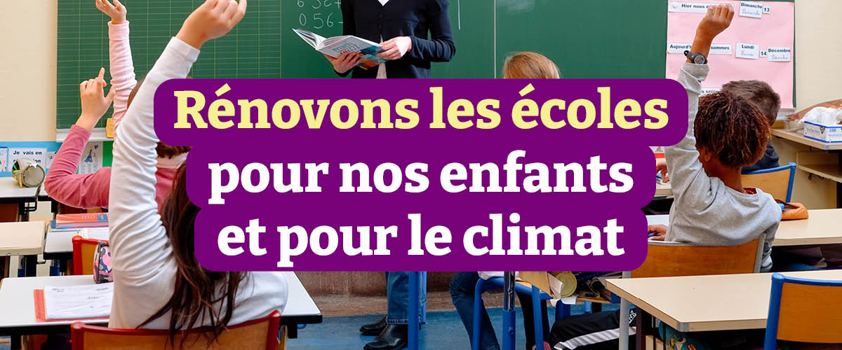 rénovons les écoles