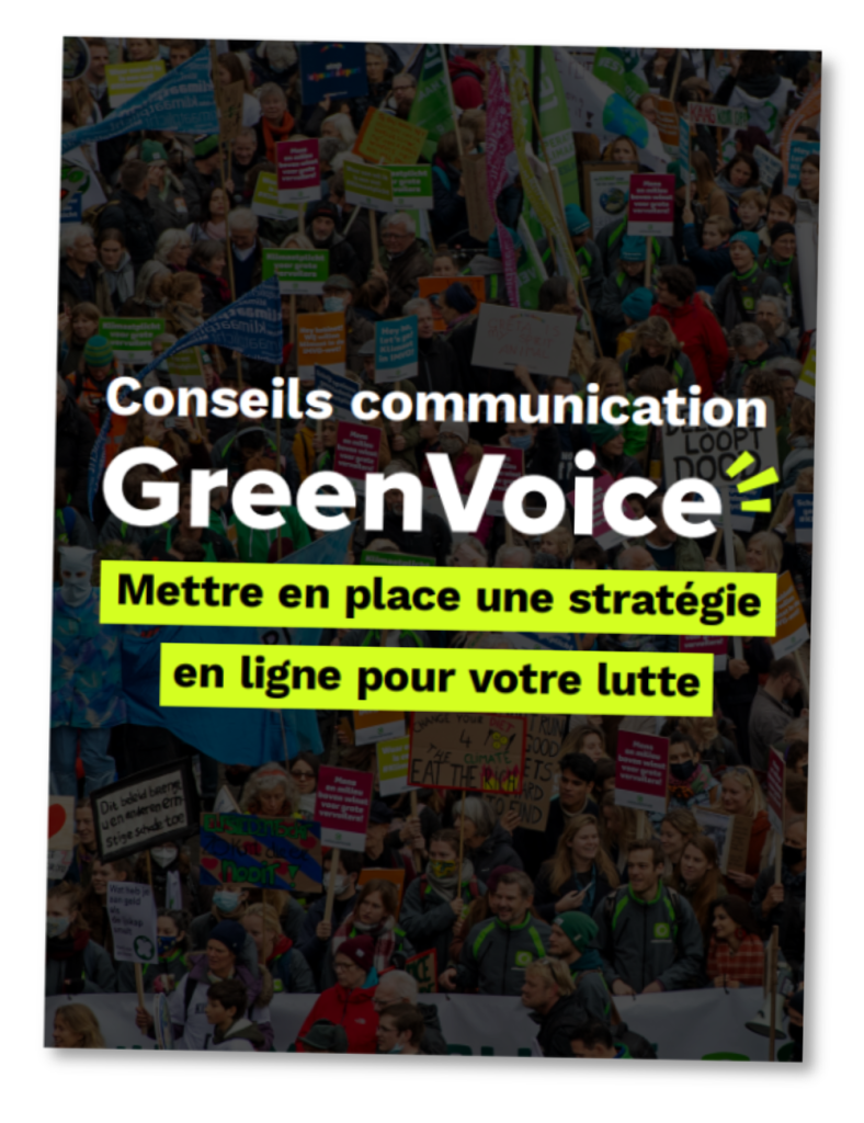 guide stratégie en ligne lutte citoyenne greenvoice pétition