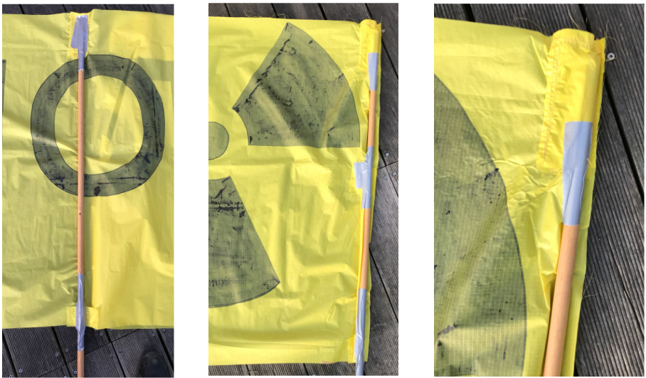 fourreaux banderole greenpeace greenvoice