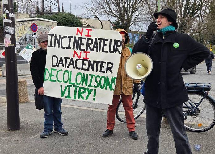 incinérateur data center vitry sur seine Greenvoice pétition