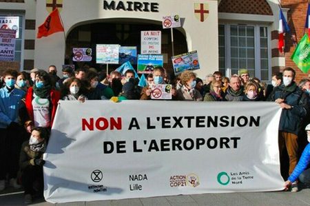 NADA extension Aéroport Lille GreenVoice pétition